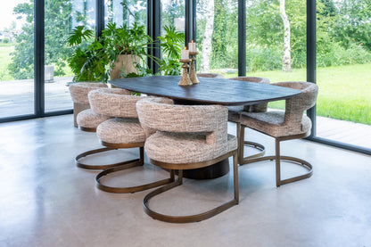 Richmond Interiors Esszimmerstuhl Ellis trendy nature Esszimmerstuhl Richmond Interiors