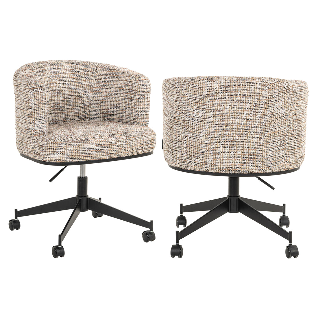 Richmond Interiors Esszimmerstuhl Rochenne trendy nature swivel on wheels Esszimmerstuhl Richmond Interiors