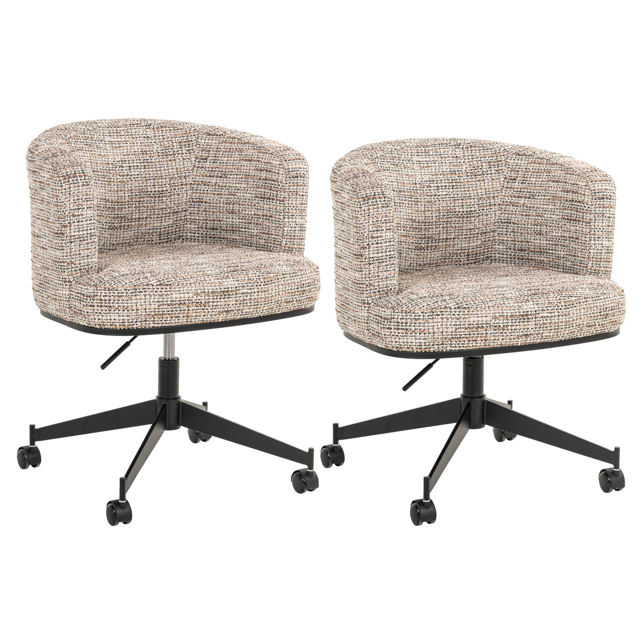 Richmond Interiors Esszimmerstuhl Rochenne trendy nature swivel on wheels Esszimmerstuhl Richmond Interiors