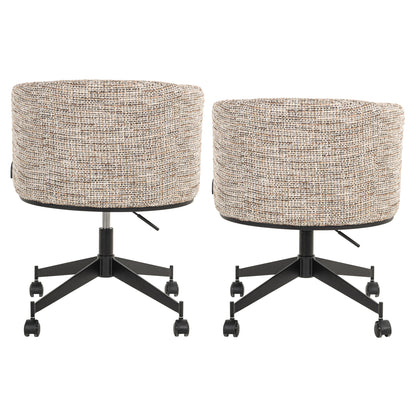 Richmond Interiors Esszimmerstuhl Rochenne trendy nature swivel on wheels Esszimmerstuhl Richmond Interiors