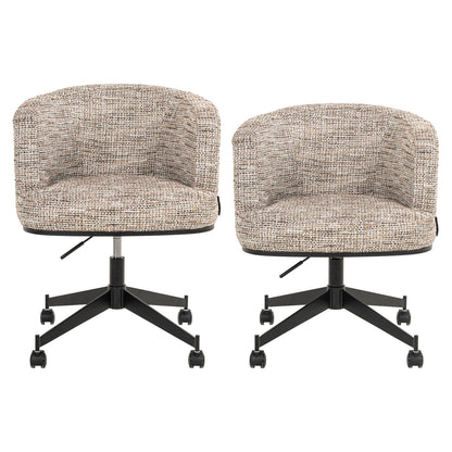 Richmond Interiors Esszimmerstuhl Rochenne trendy nature swivel on wheels Esszimmerstuhl Richmond Interiors