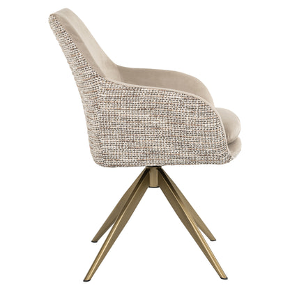 Richmond Interiors Esszimmerstuhl Lisonne trendy nature swivel Esszimmerstuhl Richmond Interiors