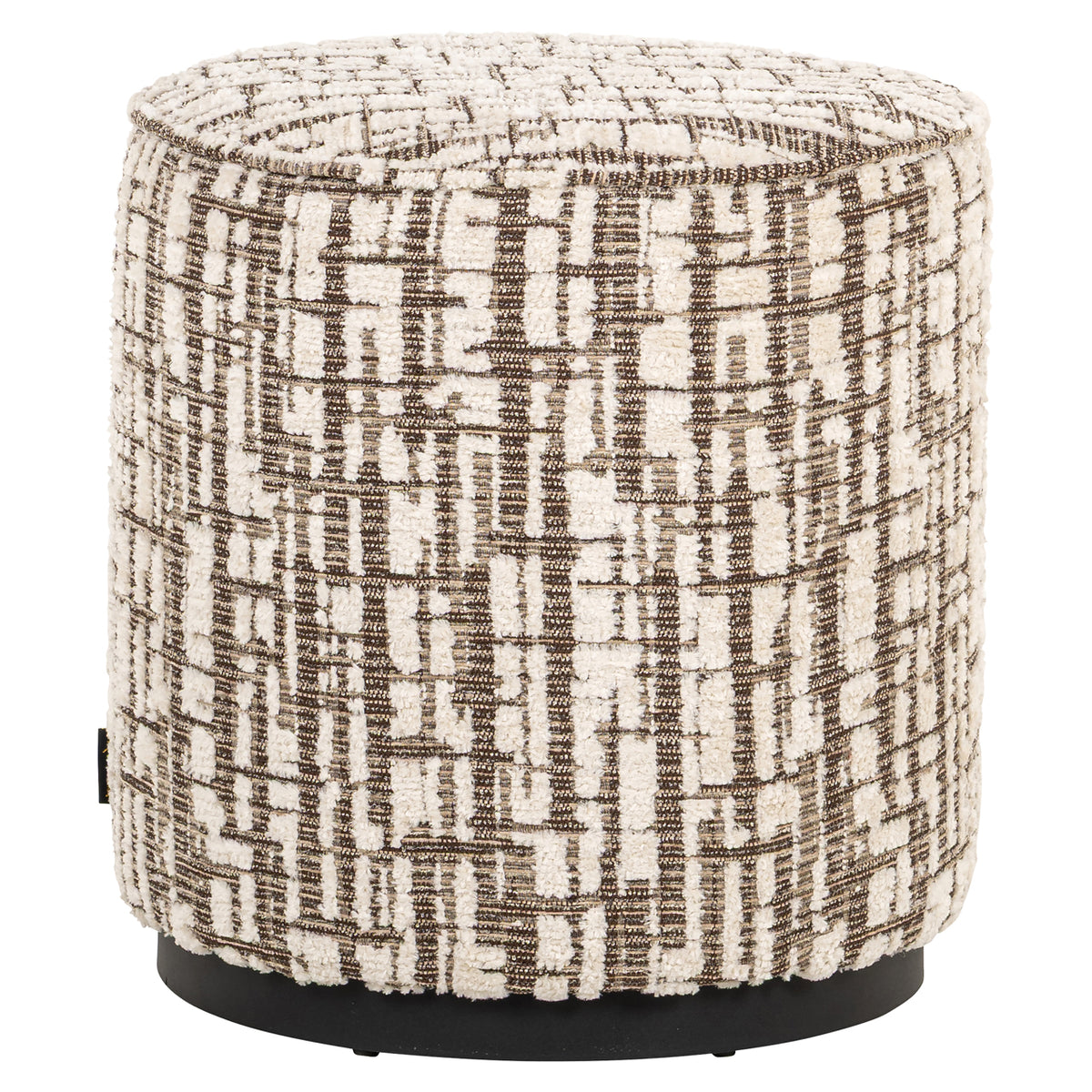 Richmond Interiors Hocker &amp; Fußbank Lexie cream 45Ø