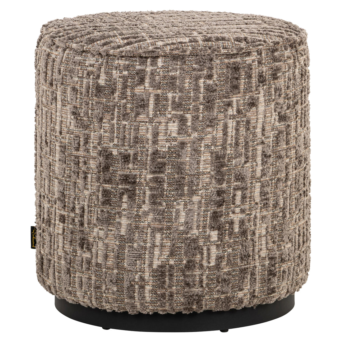 Richmond Interiors Hocker &amp; Fußbank Lexie greige 45Ø Hocker &amp; Fußbank Richmond Interiors