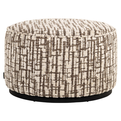 Richmond Interiors Hocker Lexie – Dalia Cream (Ø70) Pouf rund Richmond Interiors