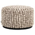Richmond Interiors Hocker Lexie – Dalia Cream (Ø70) Pouf rund Richmond Interiors