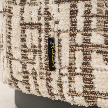 Richmond Interiors Hocker &amp; Fußbank Lexie cream 70Ø Hocker &amp; Fußbank Richmond Interiors