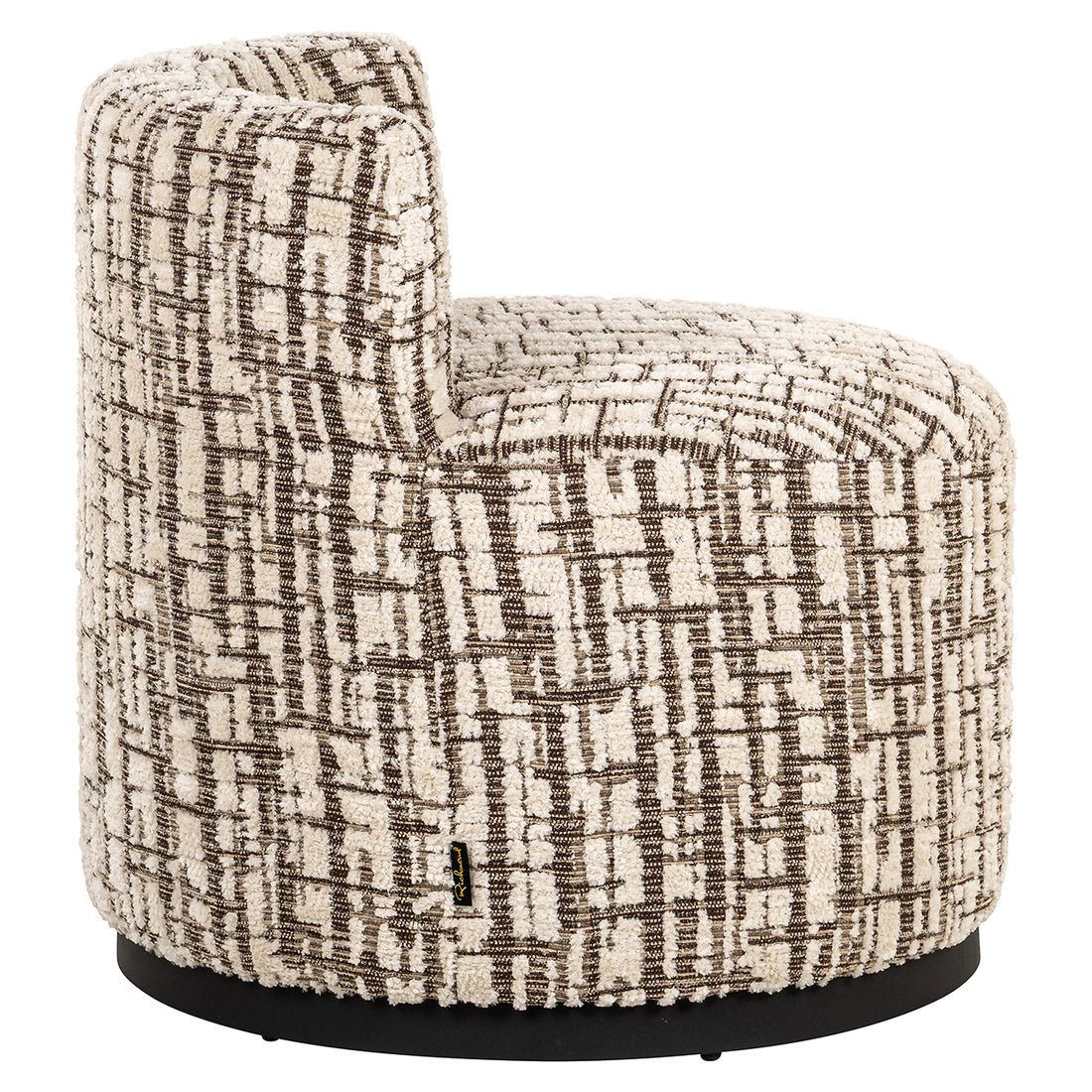 Richmond Interiors Stuhl Franny – Dalia Cream Pouf rund Richmond Interiors