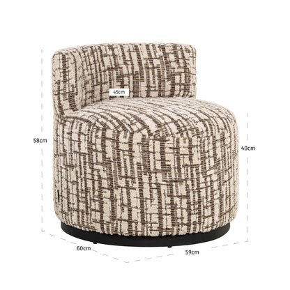 Richmond Interiors Lounge Stuhl Franny cream Richmond Interiors