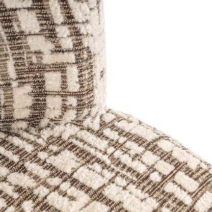 Richmond Interiors Stuhl Franny – Dalia Cream Pouf rund Richmond Interiors