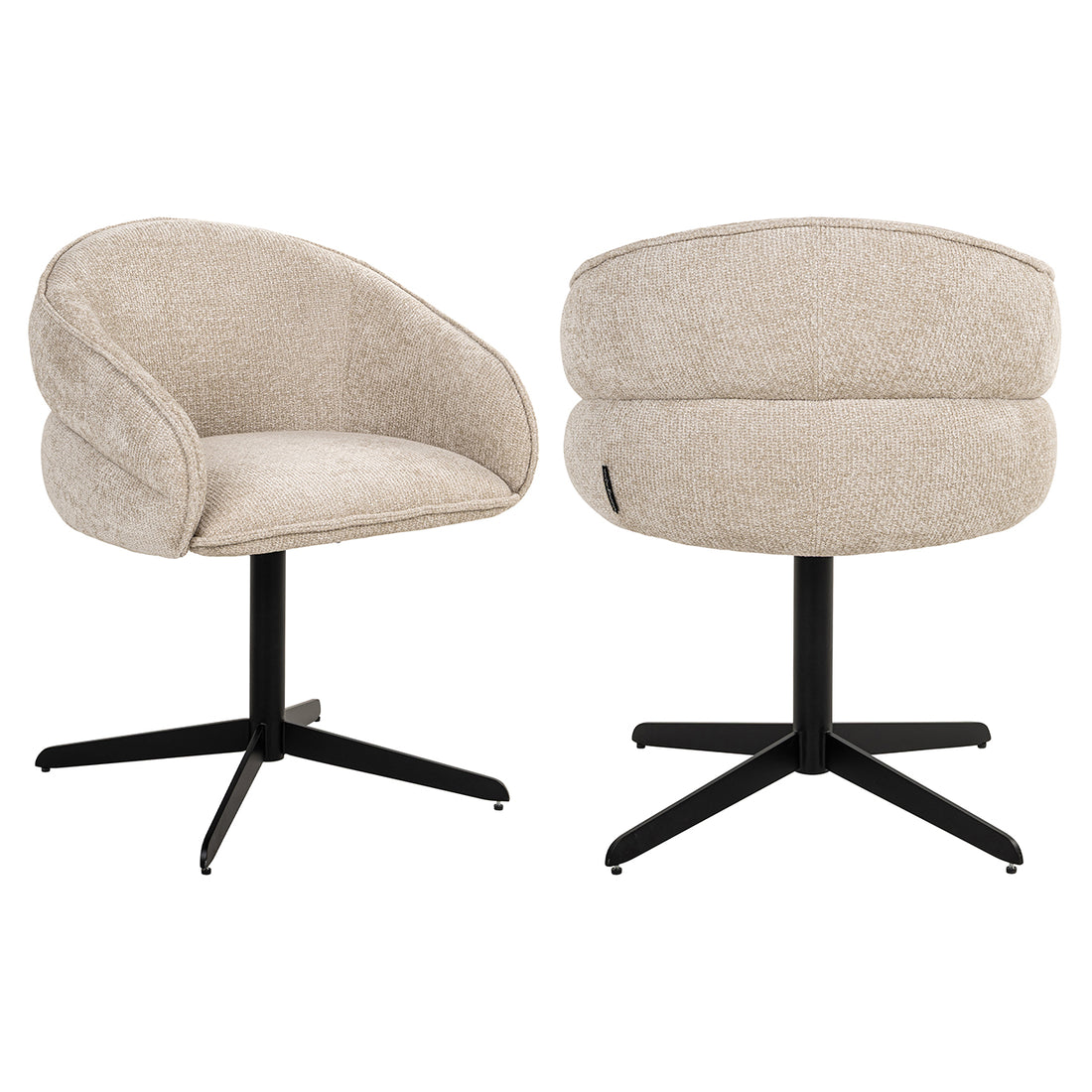 Richmond Interiors Drehstuhl Angelina cream unicorn (Unicorn 11 cream) Drehstuhl Richmond Interiors