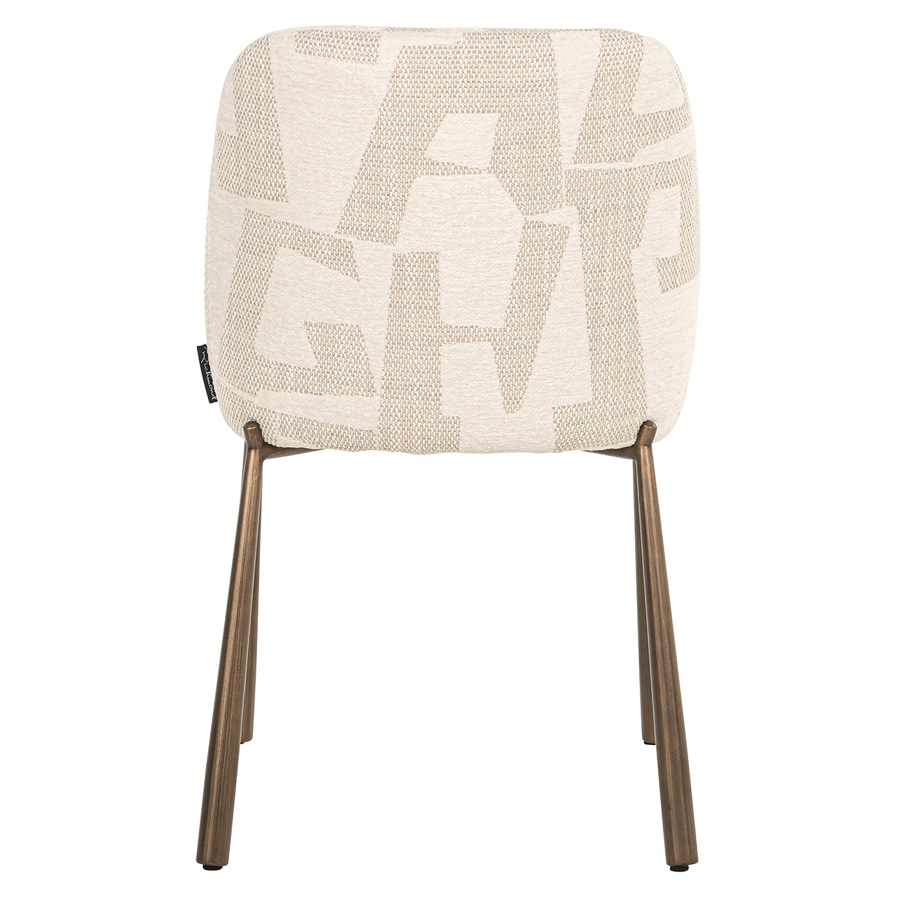 Richmond Interiors Esszimmerstühle 2er-Set Lana beige graffic (Beige graffic) 2er-Set Esszimmerstühle Richmond Interiors