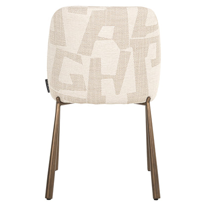 Richmond Interiors Esszimmerstühle 2er-Set Lana beige graffic (Beige graffic) 2er-Set Esszimmerstühle Richmond Interiors