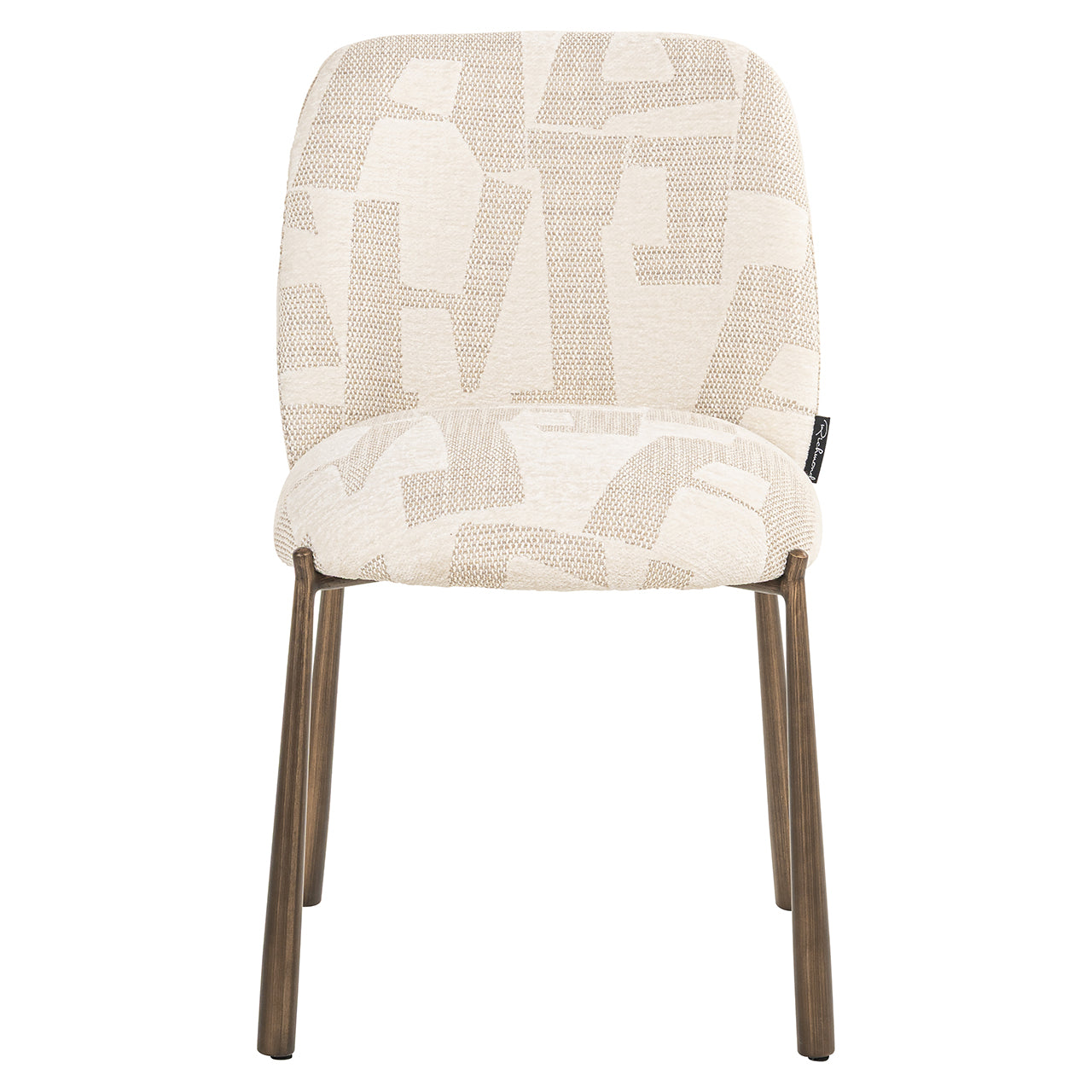 Richmond Interiors Esszimmerstühle 2er-Set Lana beige graffic (Beige graffic) 2er-Set Esszimmerstühle Richmond Interiors