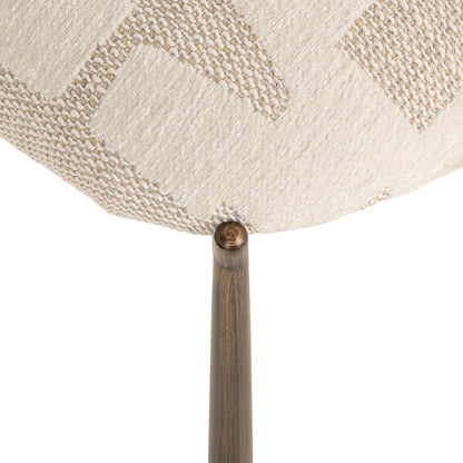 Richmond Interiors Esszimmerstuhl Lana beige graffic (Set of 2) Esszimmerstuhl Richmond Interiors