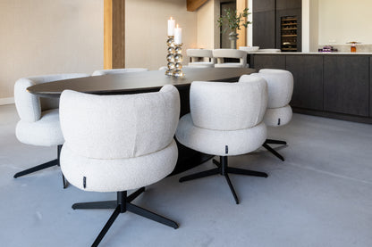 Richmond Interiors Esszimmerstuhl Alexis biscotti swivel Esszimmerstuhl Richmond Interiors
