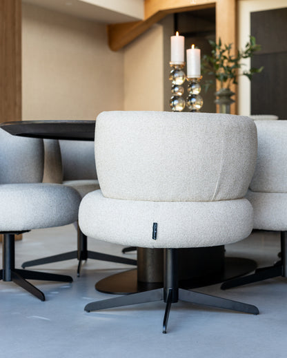Richmond Interiors Esszimmerstuhl Alexis biscotti swivel Esszimmerstuhl Richmond Interiors