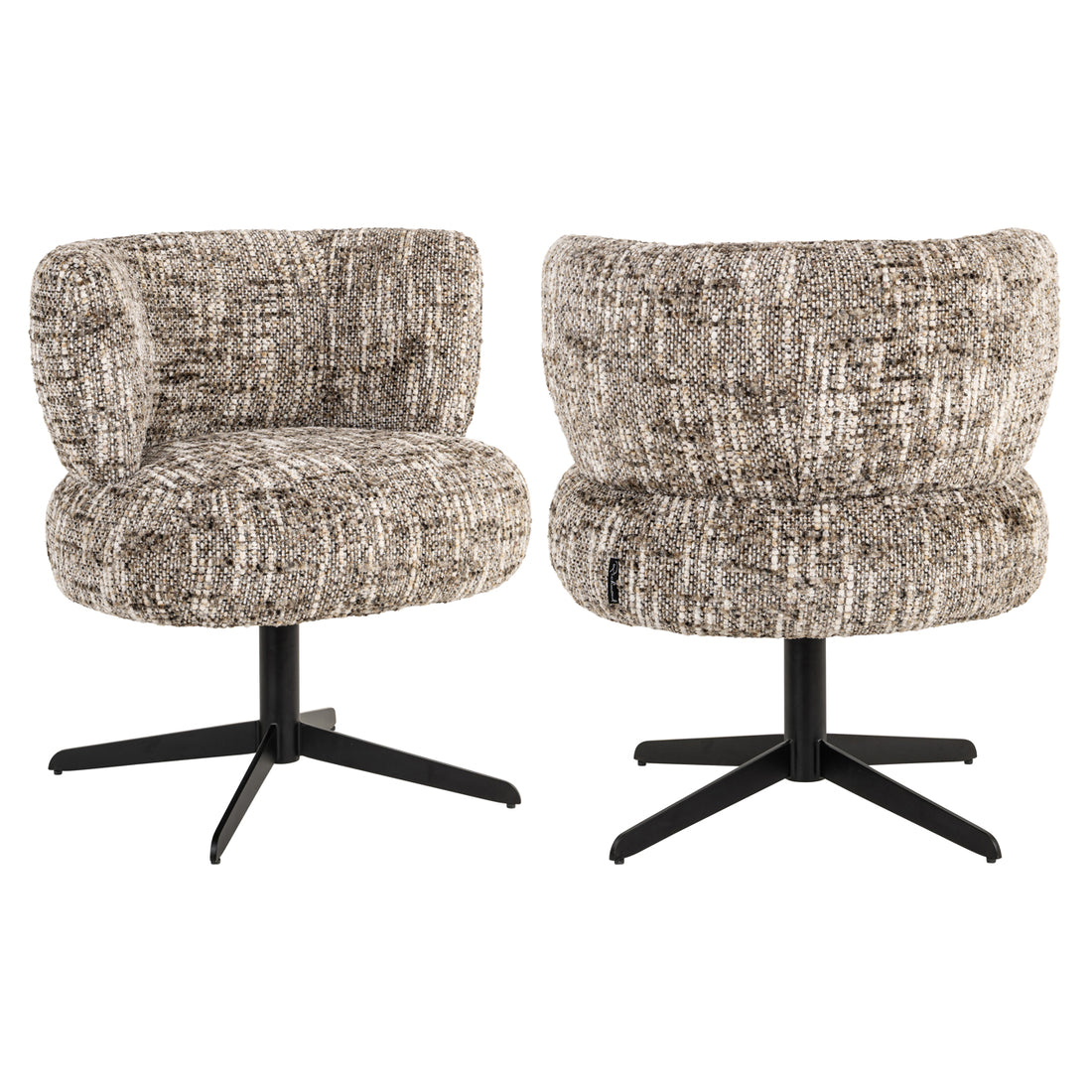 Richmond Interiors Esszimmerstuhl Alexis brown omara swivel Esszimmerstuhl Richmond Interiors