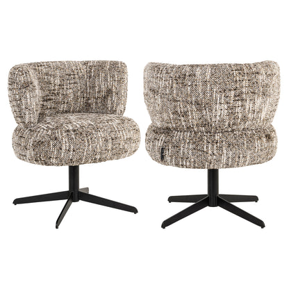 Richmond Interiors Esszimmerstuhl Alexis brown omara swivel Richmond Interiors