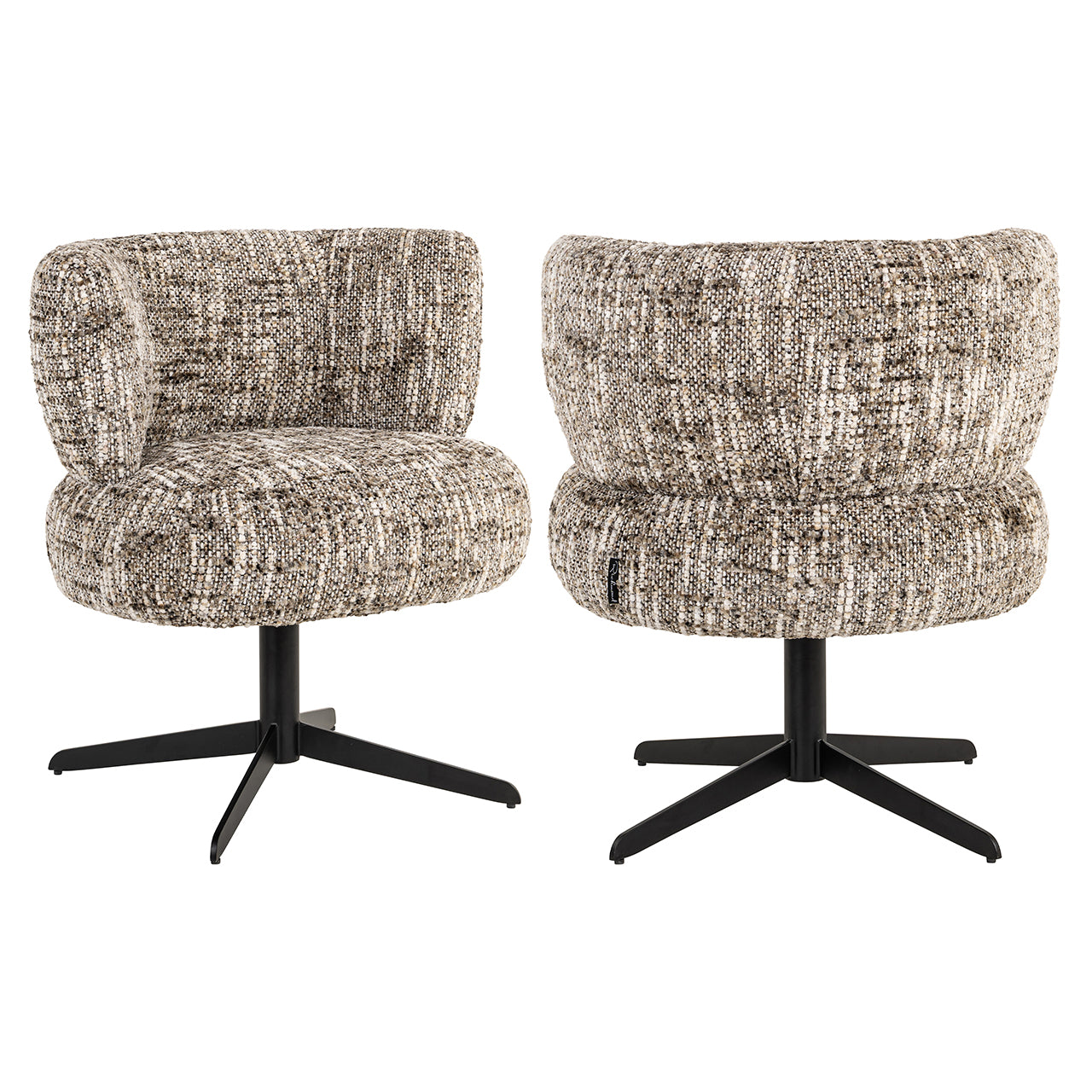 Richmond Interiors Drehsessel Alexis brown omara (Brown omara) Drehsessel Richmond Interiors