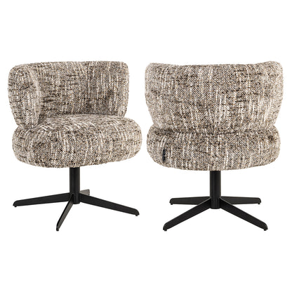 Richmond Interiors Drehsessel Alexis brown omara (Brown omara) Drehsessel Richmond Interiors