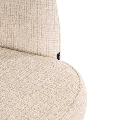 Richmond Interiors Drehbarer Barstuhl Nikki beige chenille (Niagara 902 beige) Barstuhl Richmond Interiors