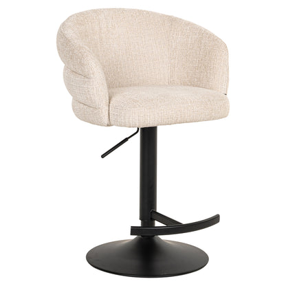Richmond Interiors Barhocker Nikki niagara beige swivel fire retardant Barhocker Richmond Interiors