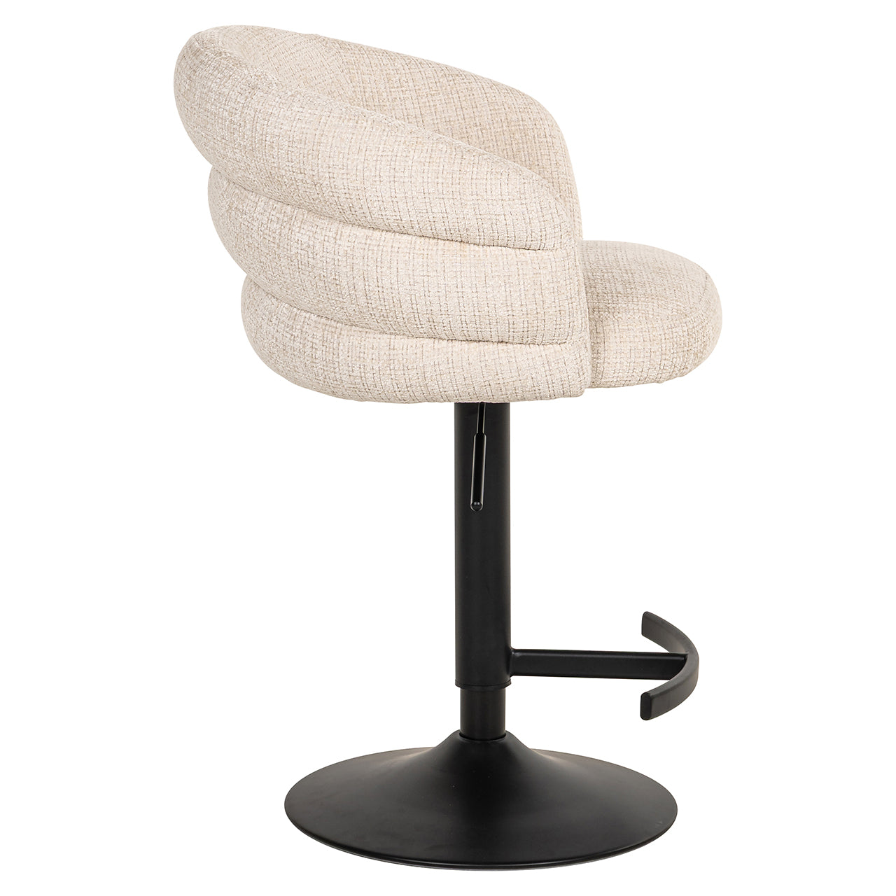 Richmond Interiors Drehbarer Barstuhl Nikki beige chenille (Niagara 902 beige) Barstuhl Richmond Interiors