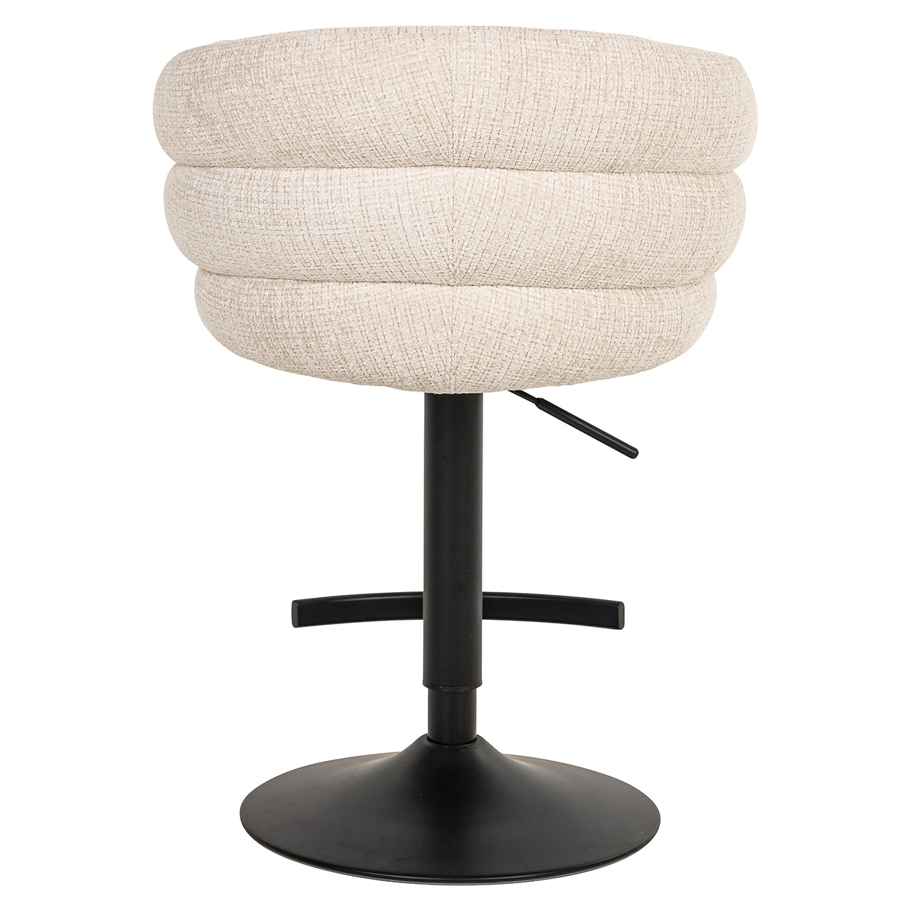 Richmond Interiors Drehbarer Barstuhl Nikki beige chenille (Niagara 902 beige) Barstuhl Richmond Interiors