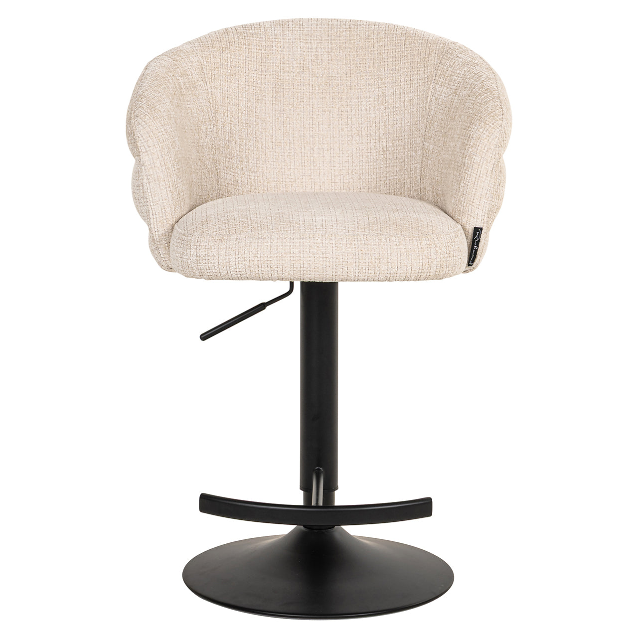 Richmond Interiors Drehbarer Barstuhl Nikki beige chenille (Niagara 902 beige) Barstuhl Richmond Interiors