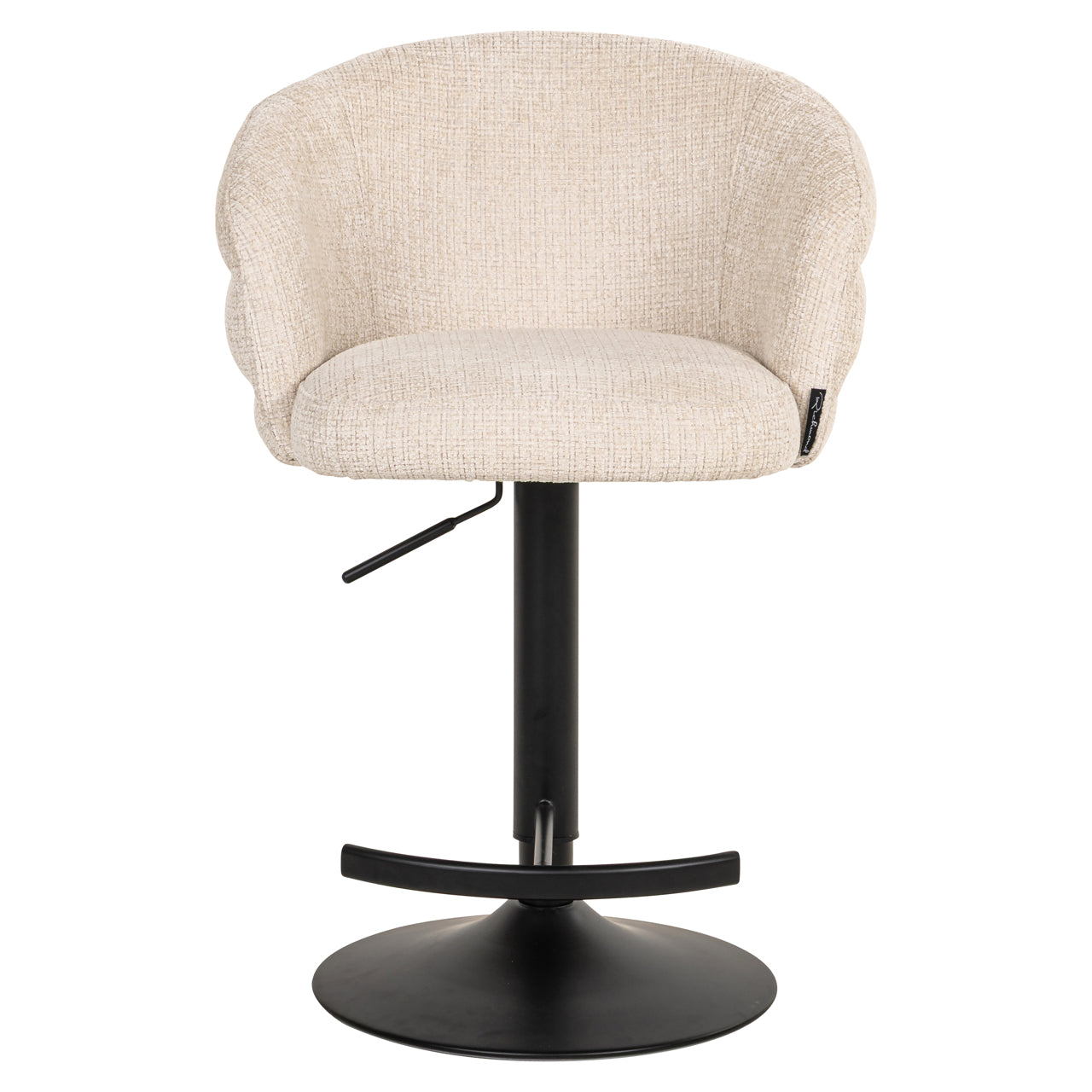Richmond Interiors Barhocker Nikki niagara beige swivel fire retardant Barhocker Richmond Interiors