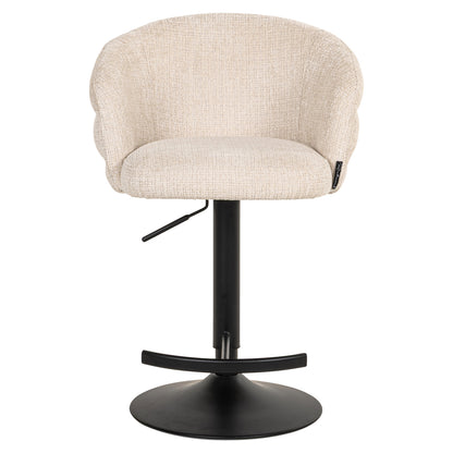 Richmond Interiors Barhocker Nikki niagara beige swivel fire retardant Barhocker Richmond Interiors