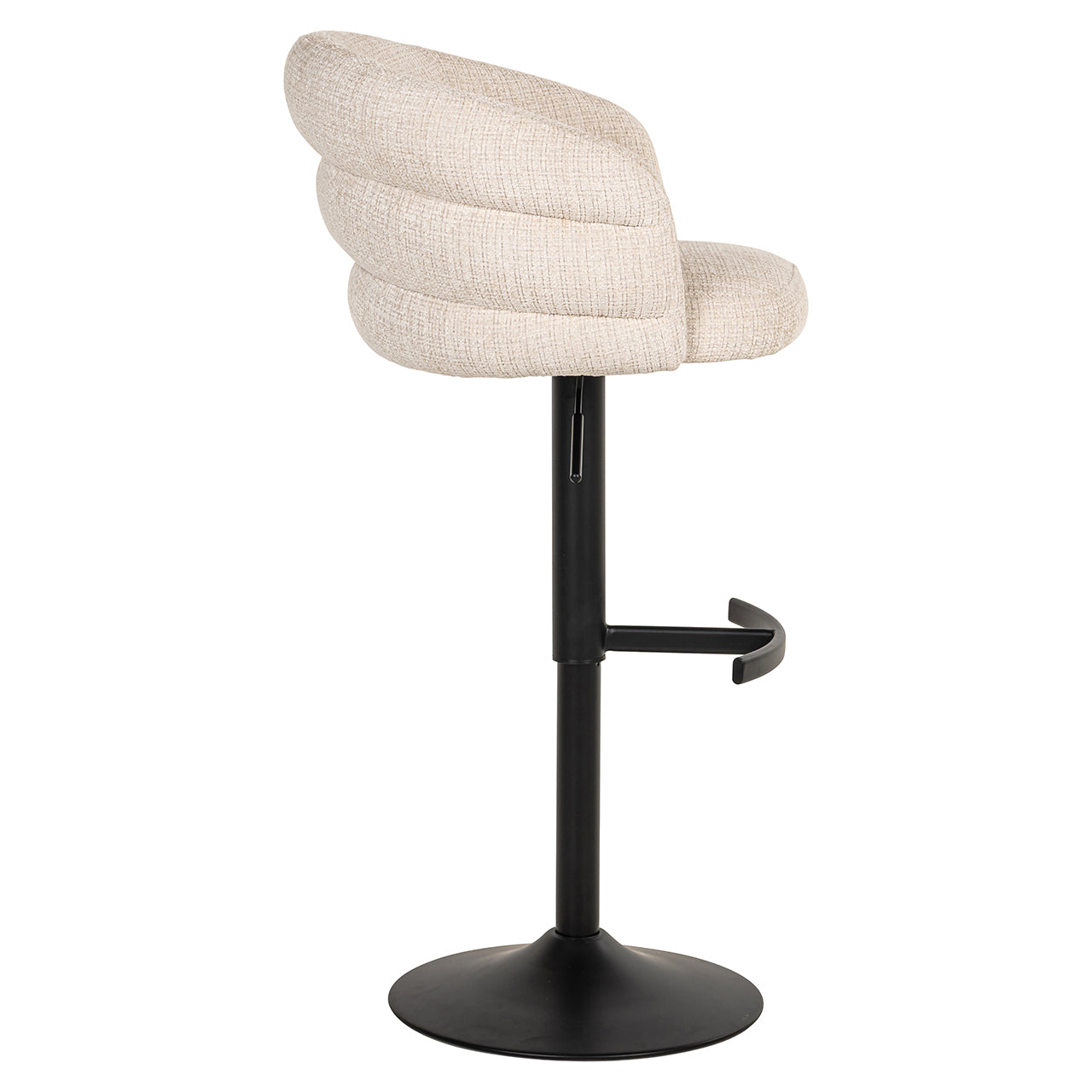 Richmond Interiors Drehbarer Barstuhl Nikki beige chenille (Niagara 902 beige) Barstuhl Richmond Interiors
