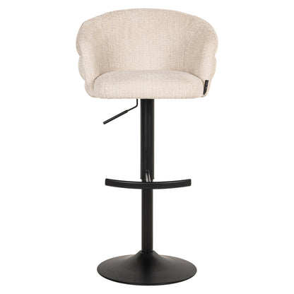 Richmond Interiors Barhocker Nikki niagara beige swivel fire retardant Barhocker Richmond Interiors
