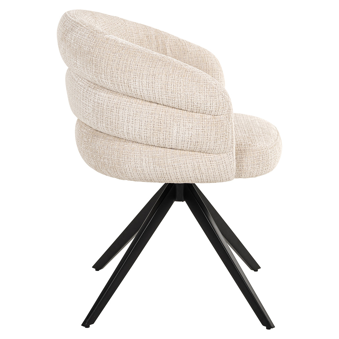 Richmond Interiors Drehsessel Serenity beige chenille (Niagara 902 beige) Drehstuhl Richmond Interiors