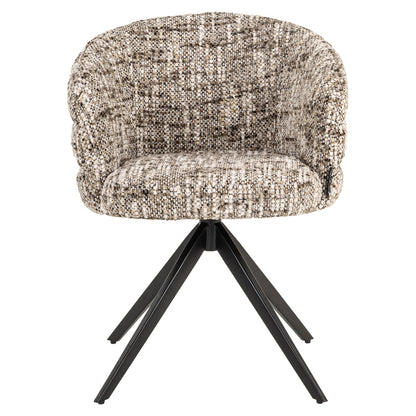 Richmond Interiors Esszimmerstuhl Serenity brown omara swivel fire retardant Esszimmerstuhl Richmond Interiors