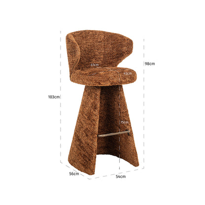 Richmond Interiors Barstuhl Gatsbi lovely cinnamon (Be Lovely 603 Cinnamon) Barstuhl Richmond Interiors