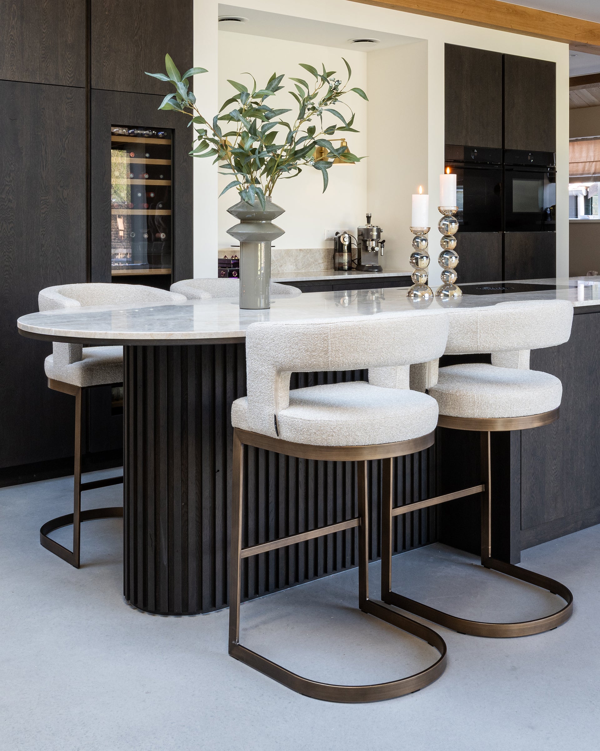 Richmond Interiors Barstuhl Ellis biscotti (Biscotti) Barstuhl Richmond Interiors