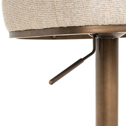 Richmond Interiors Barhocker Cheyenne biscotti swivel