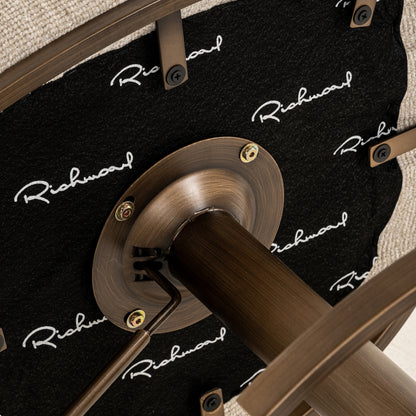 Richmond Interiors Barhocker Cheyenne biscotti swivel