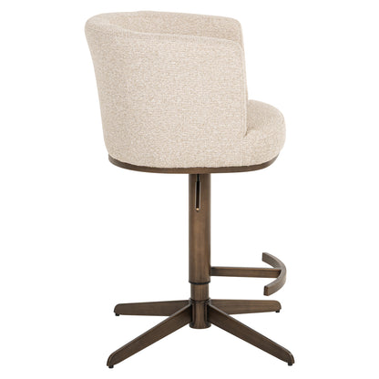 Richmond Interiors Barhocker Cheyenne biscotti swivel