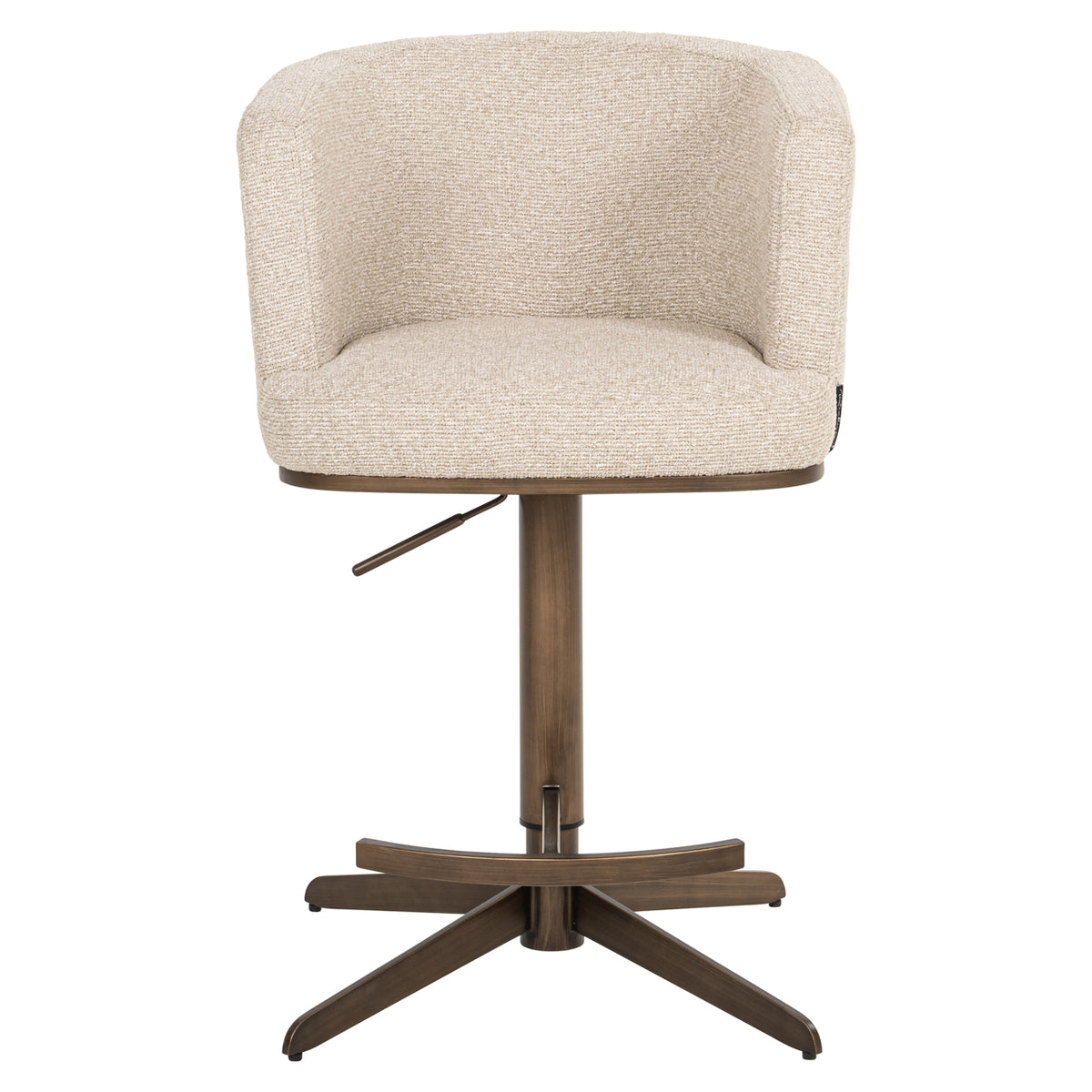 Richmond Interiors Barhocker Cheyenne biscotti swivel