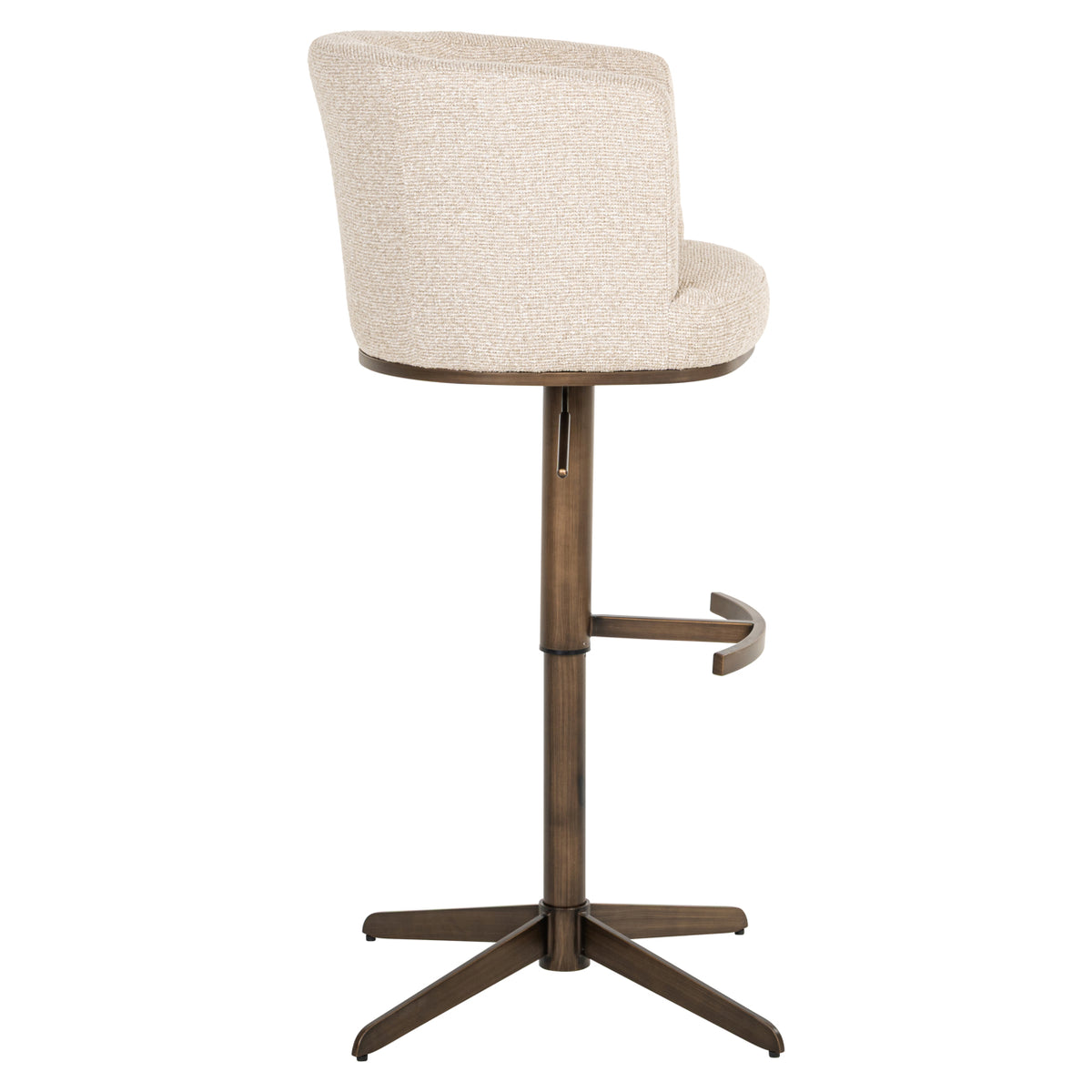 Richmond Interiors Barhocker Cheyenne biscotti swivel
