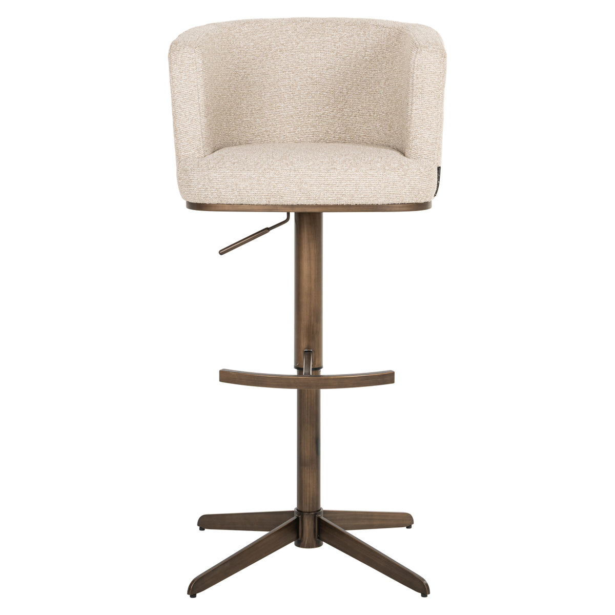 Richmond Interiors Barhocker Cheyenne biscotti swivel