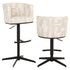 Richmond Interiors Barhocker Cheyenne beige graffic swivel Barhocker Richmond Interiors