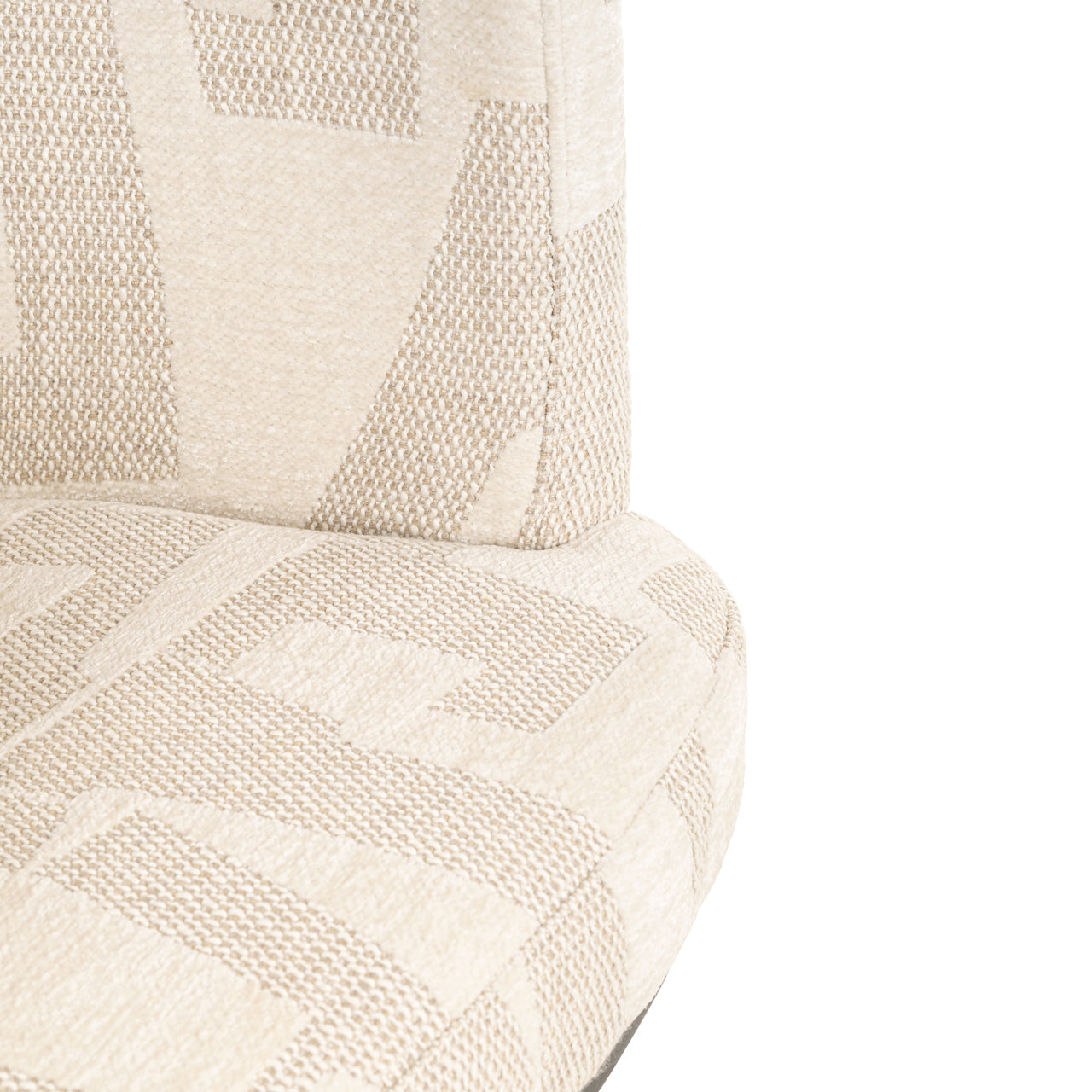 Richmond Interiors Barhocker Cheyenne beige graffic swivel Barhocker Richmond Interiors