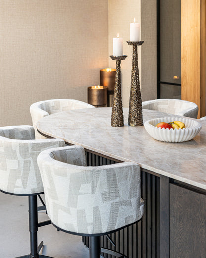 Richmond Interiors Kerzenhalter Moan brushed gold small Kerzenhalter Richmond Interiors