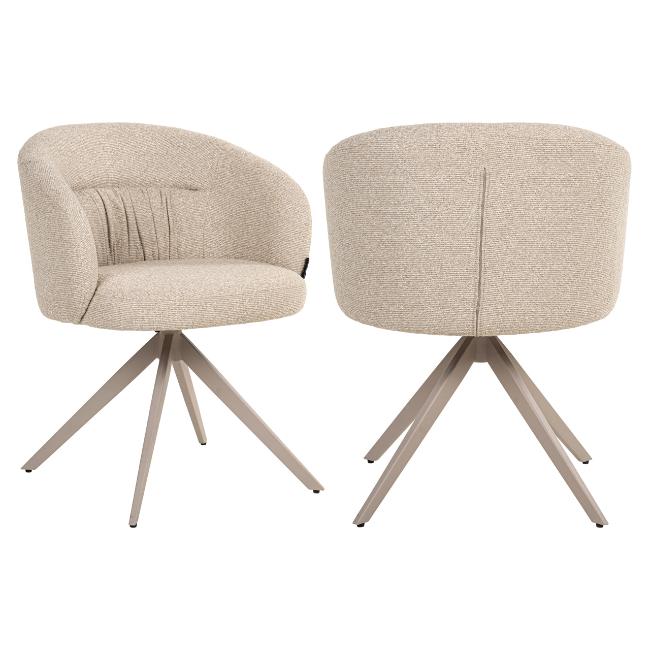 Richmond Interiors Esszimmerstuhl Olivia biscotti swivel Esszimmerstuhl Richmond Interiors
