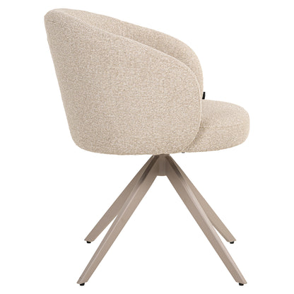Richmond Interiors Esszimmerstuhl Olivia biscotti swivel Esszimmerstuhl Richmond Interiors