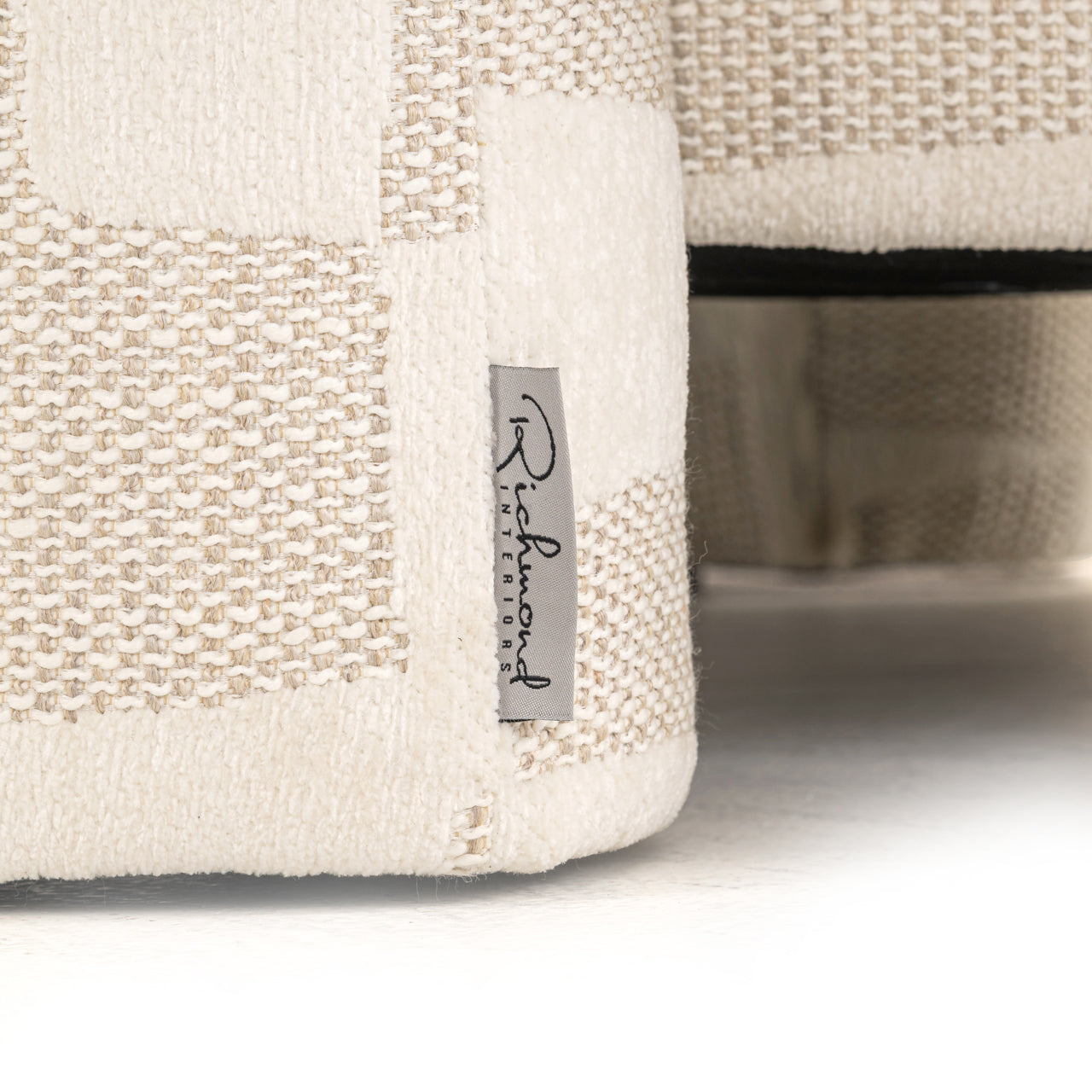 Richmond Interiors Lounge Stuhl Tuscany beige graffic Lounge Stuhl Richmond Interiors
